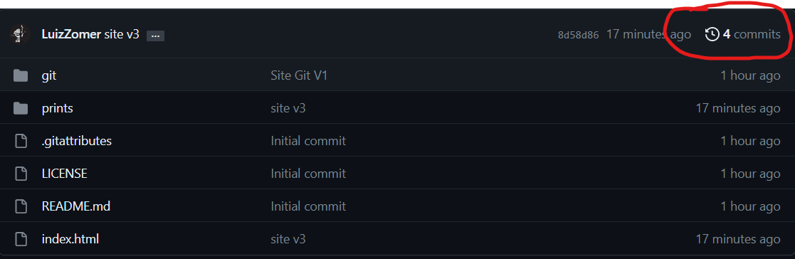 Versão github